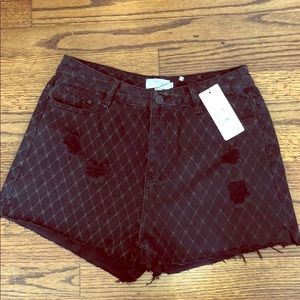NWT LILI SIDONIO Hi waist shorts